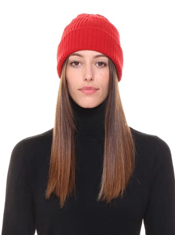 Cashmere95 Beanie in Rot
