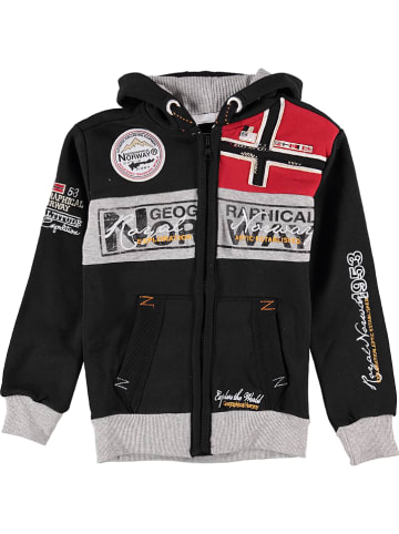 Geographical Norway Kapuzenjacke "Flyer" in Schwarz
