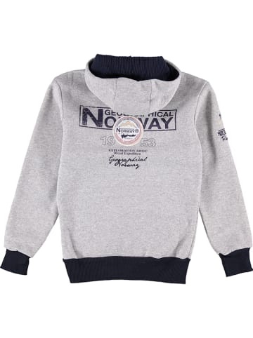 Geographical Norway Vest met capuchon  "Flyer" grijs