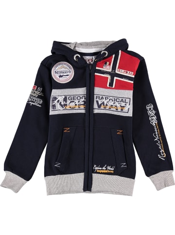 Geographical Norway Kapuzenjacke "Flyer" in Dunkelblau