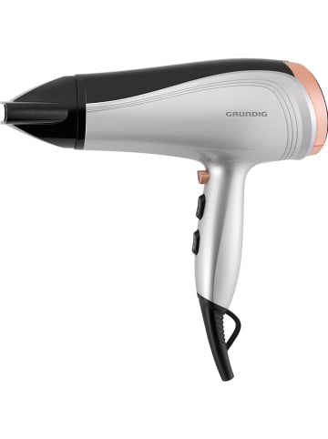 GRUNDIG Haartrockner in Silber/ Roségold