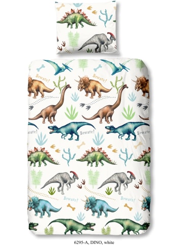 Good Morning Beddengoedset "Dinosaure" groen/blauw