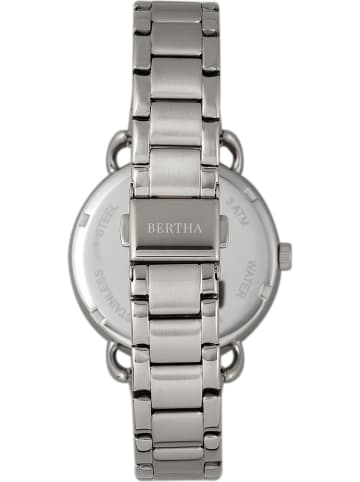 Bertha Kwartshorloge "Gwen" zilverkleurig