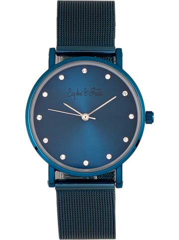 Sophie & Freda Quarzuhr "Savannah" in Blau