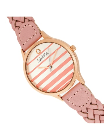 Sophie & Freda Quarzuhr "Tucson" in Roségold/ Rosa
