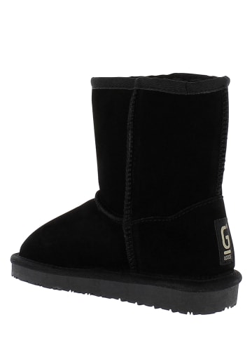 Gooce Leder-Winterstiefel "Skiddaw Youth" in Schwarz