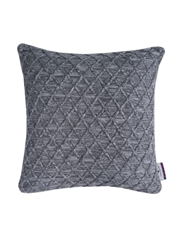 Tom Tailor home Poszewka "Graphic Knit" w kolorze antracytowym na poduszkę