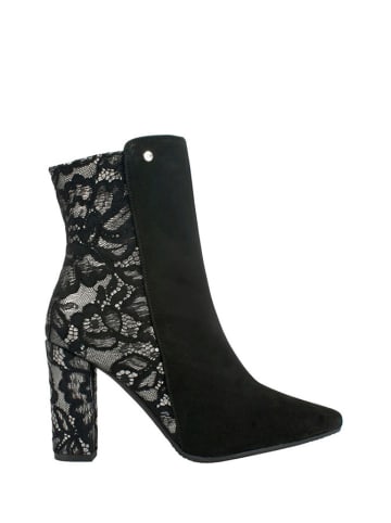 BOSCCOLO Leder-Stiefeletten in Schwarz