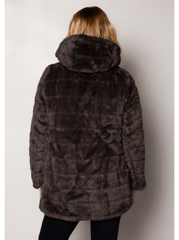 Winter Selection Dwustronny płaszcz zimowy w kolorze szarym
