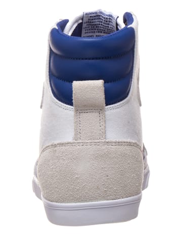 Hummel Sneakers in Weiß/ Blau