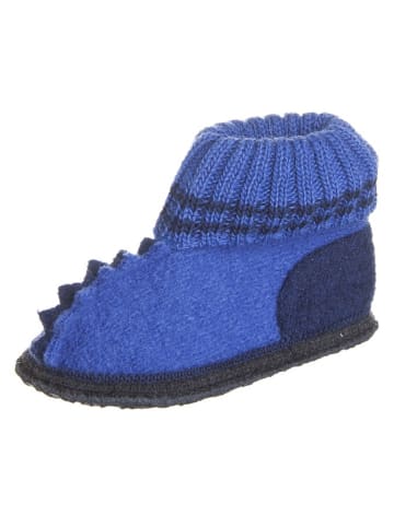 kitz-pichler Filz-Hüttenschuhe "Trixi" in Blau