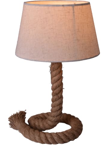 näve Lampa stołowa w kolorze biało-jasnobrązowym - wys. 40 cm