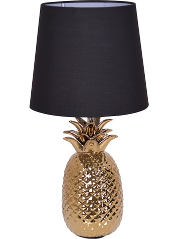 näve Tafellamp zwart/goudkleurig - (H)42 cm