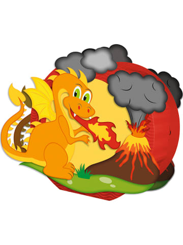 URSUS Laternen-Bastelset "Easy Line - Feuerdrache" in Bunt