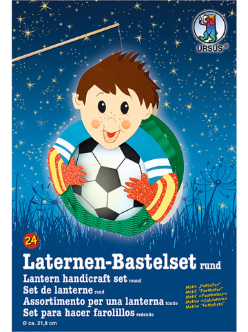 URSUS Laternen-Bastelset "Fußballer" in Bunt
