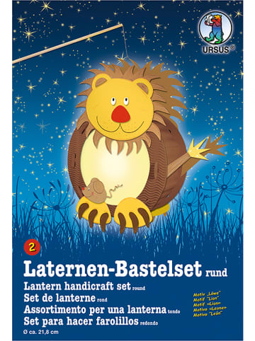 URSUS Laternen-Bastelset "Löwe" in Bunt