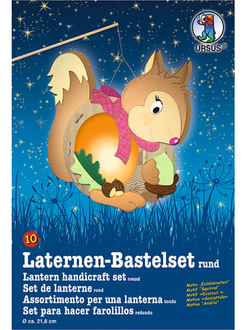 URSUS Laternen-Bastelset "Eichhörnchen" in Bunt
