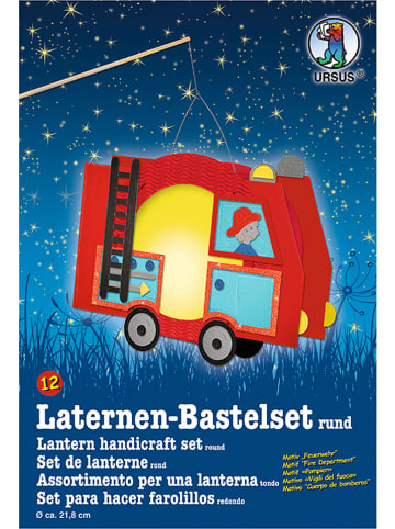 URSUS Laternen-Bastelset "Feuerwehr" in Bunt