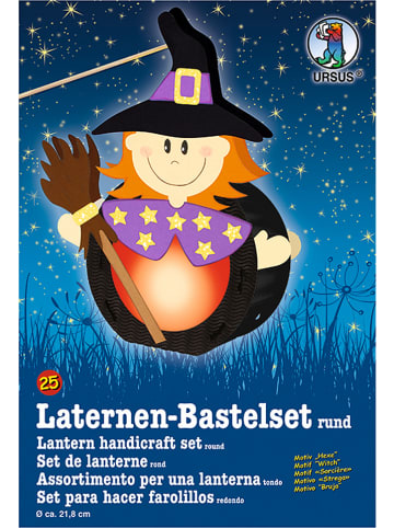 URSUS Laternen-Bastelset "Hexe" in Bunt