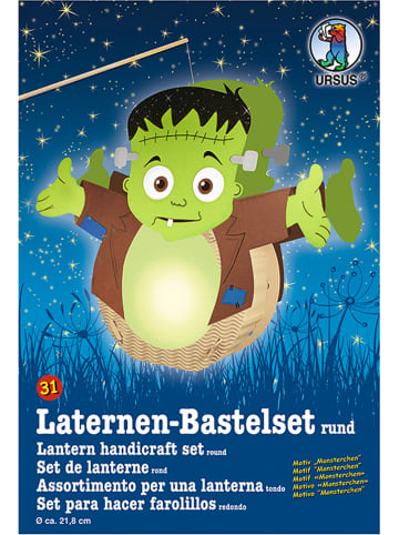 URSUS Laternen-Bastelset "Monsterchen" in Bunt