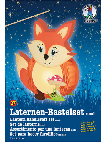 URSUS Laternen-Bastelset "Fuchs 2" in Bunt