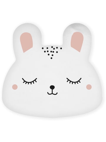 The Wild Hug Kissen "Bunny" in Weiß - (L)42 x (B)21 cm