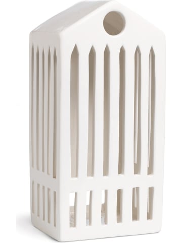 Kähler Windlicht "Urbania Pantheon" wit - (B)9,5 x (H)20 cm