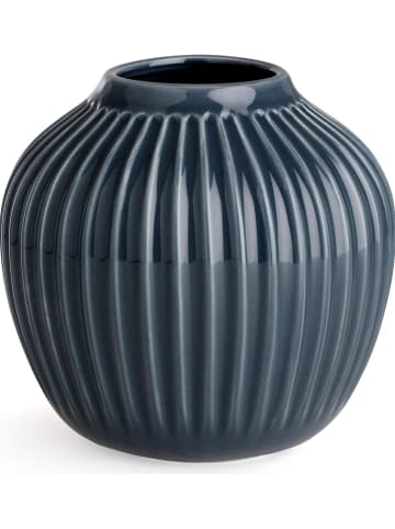 Kähler Vase "Hammershøi" in Anthrazit - (H)12,5 cm