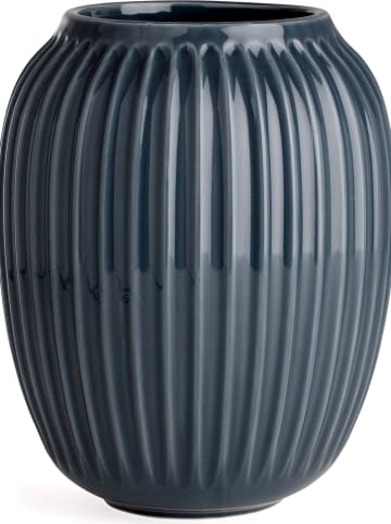 Kähler Vaas "Hammershøi" antraciet - (H)20 cm