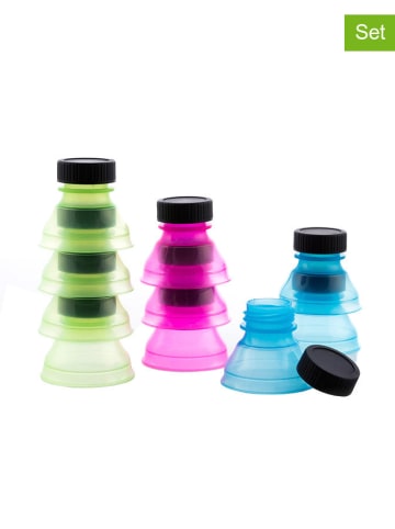 InnovaGoods Nakładki (10 szt.) na puszkę - wys. 5 x Ø 6 cm
