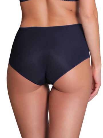 Valea Pełne figi high waist "Indira" w kolorze granatowo-jasnoróżowym