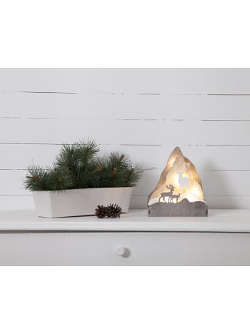 STAR Trading LED-Dekofigur "Fauna" in Braun/ Beige - (B)18 x (H)21 x (T)6 cm