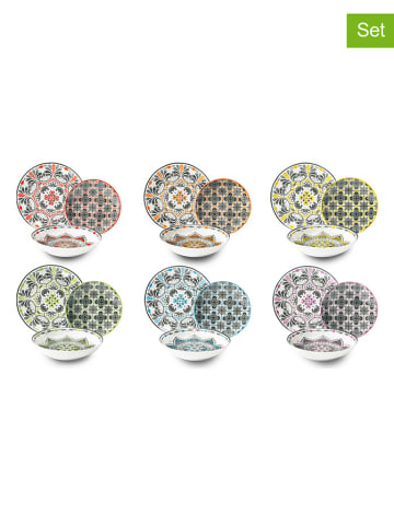 Trendy Kitchen by EXCÉLSA 18-delig tafelservies meerkleurig