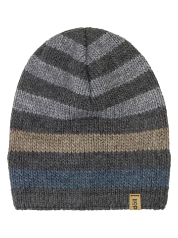 Döll Czapka beanie w kolorze beżowo-szaro-niebieskim