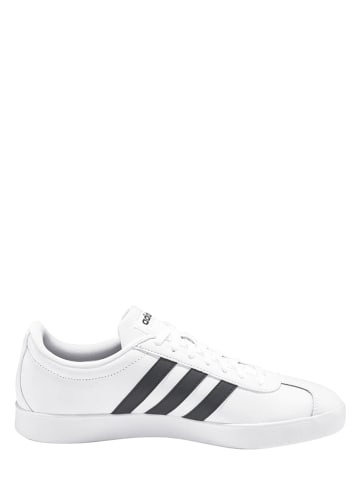 adidas Leder-Sneakers "VL Court 2.0" in Weiß