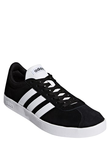 adidas Skórzane sneakersy "VL Court 2.0" w kolorze czarnym