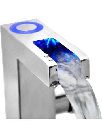 Schütte Bateria umywalkowa LED "Orinocco" w kolorze srebrnym