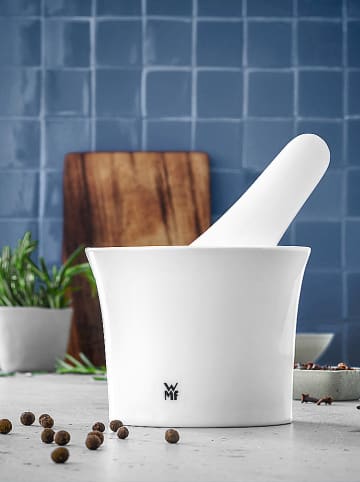 WMF Moździerz w kolorze białym z tłuczkiem