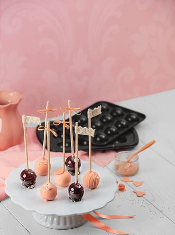 Kaiser Cake-Pop-Backform "Inspiration" in Schwarz - (B)29 x (T)24 cm
