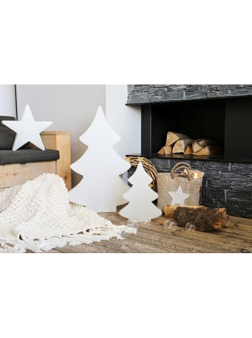 8 seasons LED-Dekoleuchte "Shining Tree Mini" in Weiß - (H)40 cm