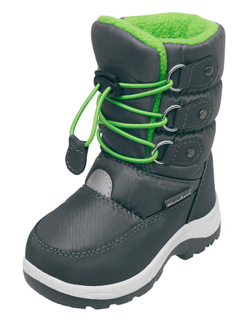 Playshoes Winterlaarzen zwart/groen
