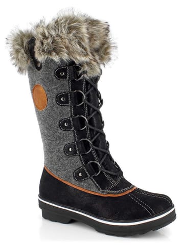 Kimberfeel Winterstiefel "Capucine" in Grau/ Schwarz