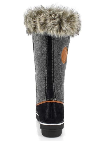 Kimberfeel Winterstiefel "Capucine" in Grau/ Schwarz