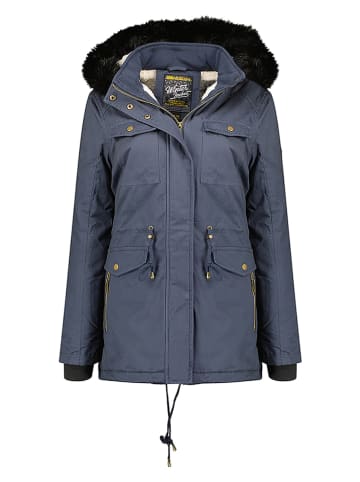 Geographical Norway Winterparka "Celeste" donkerblauw