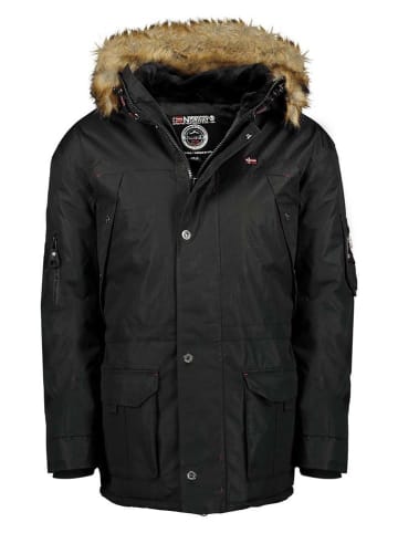 Geographical Norway Parka "Abiosaure" in Schwarz