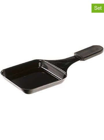 Stöckli Małe patelnie (2 szt.) w kolorze antracytowym do raclette