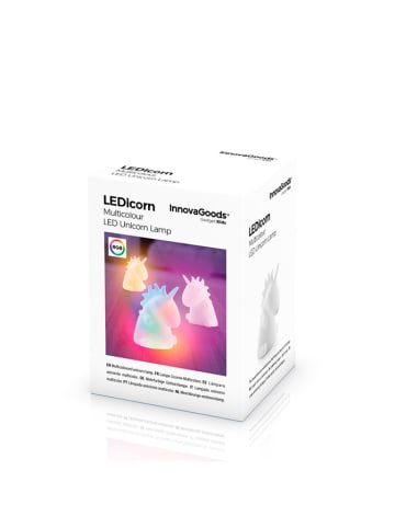 InnovaGoods Lampa jednorożec "LEDicorn" - 9 x 11 x 10 cm
