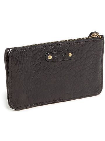 Abaco Skórzany portfel "Nina" w kolorze czarnym - 19 x 10,5 x 1 cm