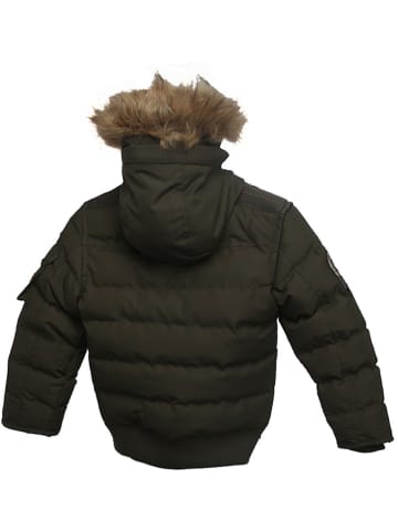 Peak Mountain Kurtka zimowa w kolorze khaki