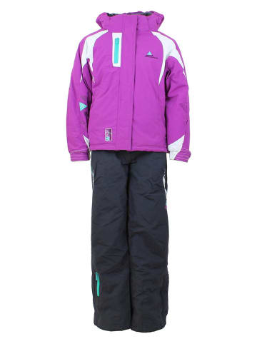Peak Mountain 2-częściowy zestaw narciarski w kolorze fioletowo-czarnym